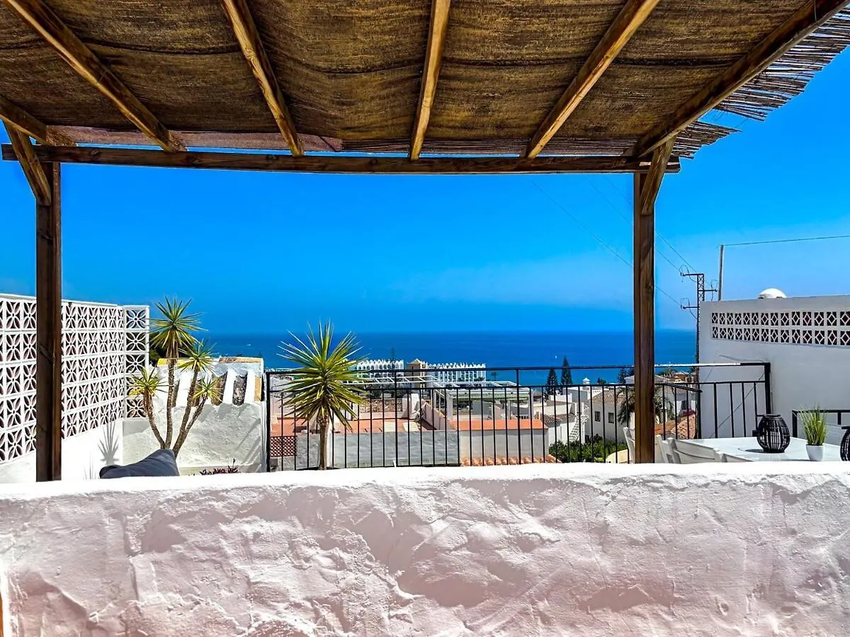 Vila A2407 Charming Townhouse With Sea Views And Pool Nerja Prázdninový dům